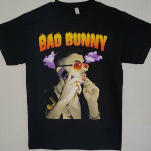 Bad Bunny T-shirts – Vintage Aesthetic Bad Bunny Unisex T-shirt